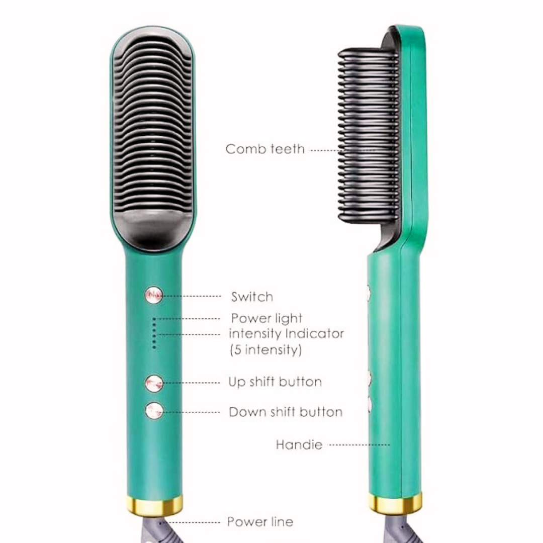 Electric 3 in 1 Comb Fast Hair Straightener