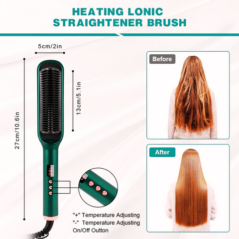 Electric 3 in 1 Comb Fast Hair Straightener
