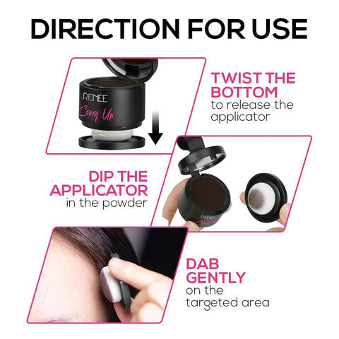 Hair Powder  Covers Grey Roots & Bald Spots