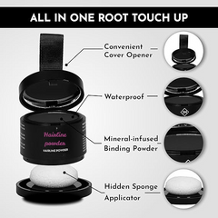 Hair Powder  Covers Grey Roots & Bald Spots