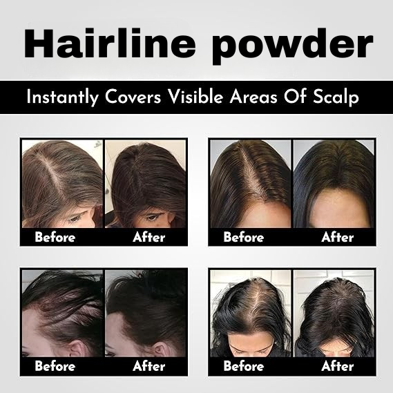 Hair Powder  Covers Grey Roots & Bald Spots