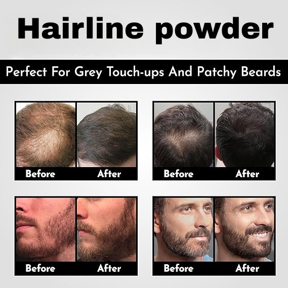 Hair Powder  Covers Grey Roots & Bald Spots