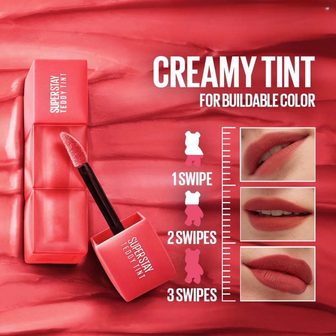 Teddy Tints Matte Liquid Lipstick (6-Pieces Set)
